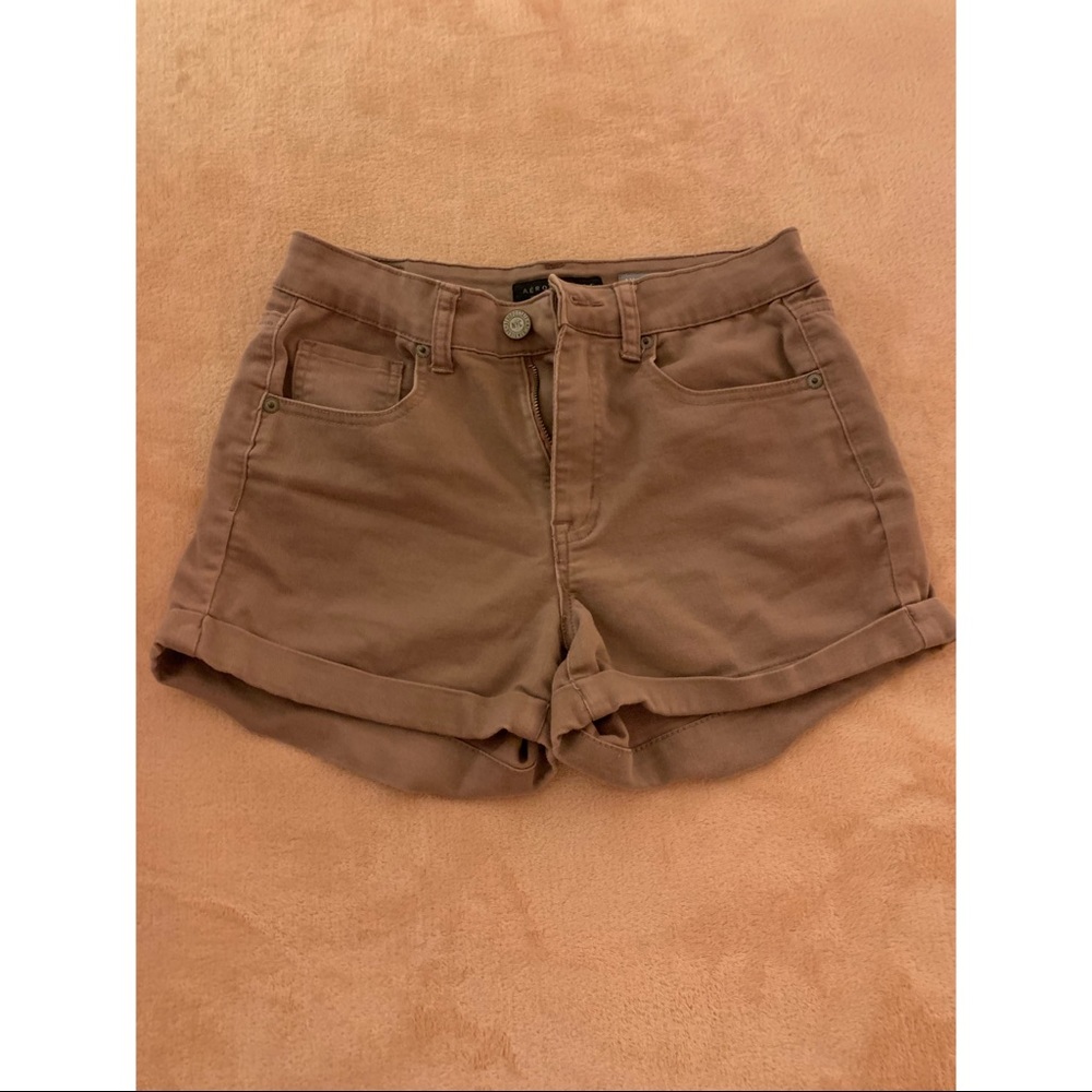 Aeropostale light pink midi short
